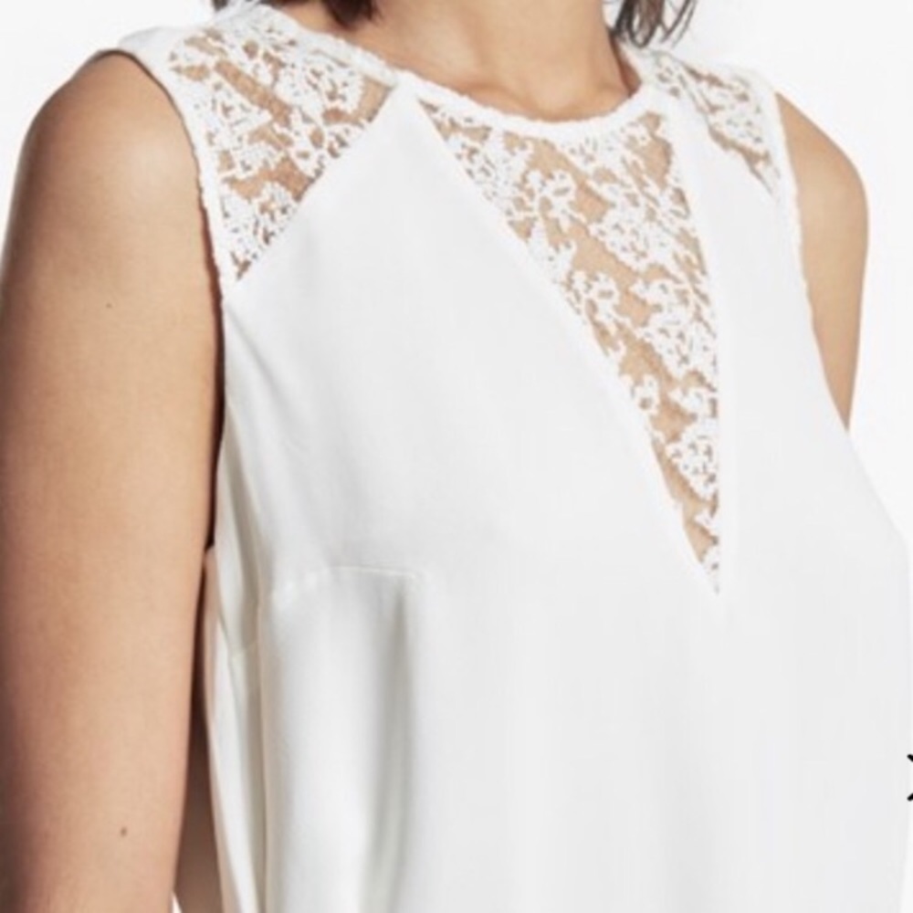 French connection white symmetrical dress - Picture 3 of 6